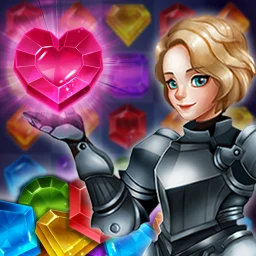 キングダムナイトの魔法の宝石：マッチ 3 パズル のアイコン